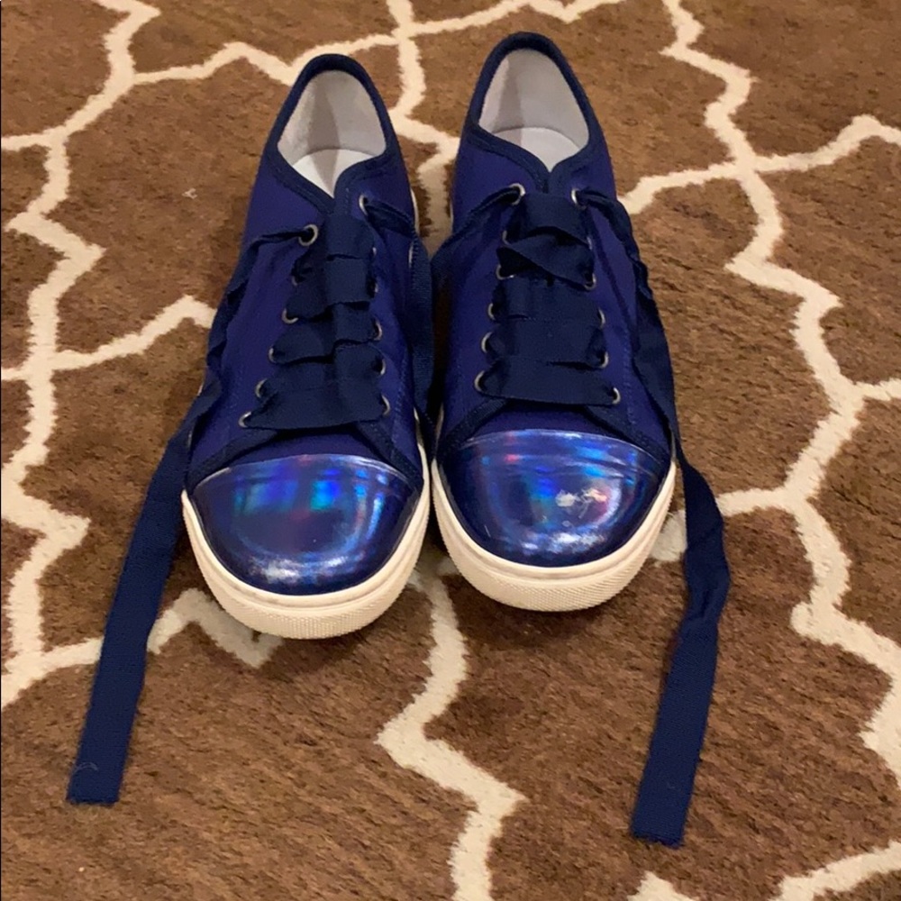 Lanvin Paris Tennis Sneakers.